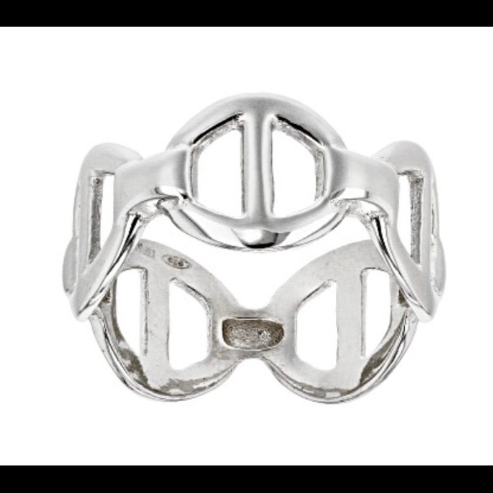 Sterling Silver 925 Valentino Ring - Size 7